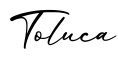 单词Toluca书写