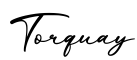 单词Torquay书写