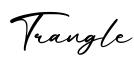 单词Trangle书写