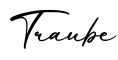 单词Traube书写