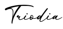 单词Triodia书写