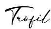 单词Trofil书写