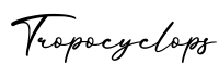 单词Tropocyclops书写