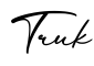 单词Truk书写