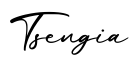 单词Tsengia书写