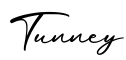 单词Tunney书写