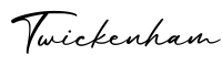 单词Twickenham书写
