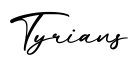 单词Tyrians书写