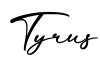 单词Tyrus书写