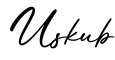 单词Uskub书写