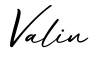 单词Valin书写
