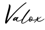 单词Valox书写