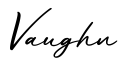 单词Vaughn书写