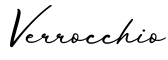 单词Verrocchio书写