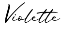 单词Violette书写