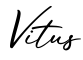 单词Vitus书写