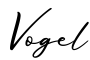 单词Vogel书写