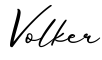 单词Volker书写