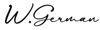 单词W.German书写