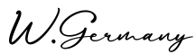 单词W.Germany书写