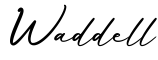 单词Waddell书写