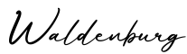 单词Waldenburg书写
