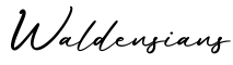 单词Waldensians书写