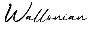 单词Wallonian书写