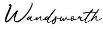 单词Wandsworth书写