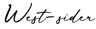 单词West-sider书写