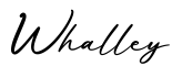 单词Whalley书写