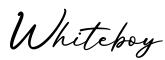 单词Whiteboy书写