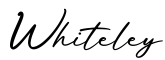 单词Whiteley书写