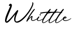 单词Whittle书写