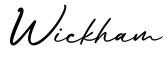 单词Wickham书写