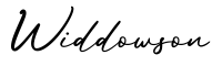 单词Widdowson书写