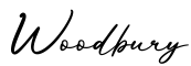 单词Woodbury书写