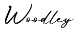 单词Woodley书写