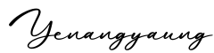 单词Yenangyaung书写