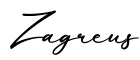 单词Zagreus书写