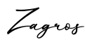 单词Zagros书写