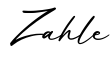 单词Zahle书写