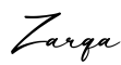 单词Zarqa书写