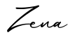 单词Zena书写