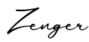 单词Zenger书写