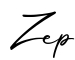 单词Zep书写