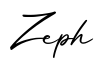 单词Zeph书写