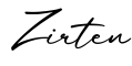 单词Zirten书写