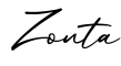 单词Zonta书写