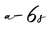 单词a-6s书写